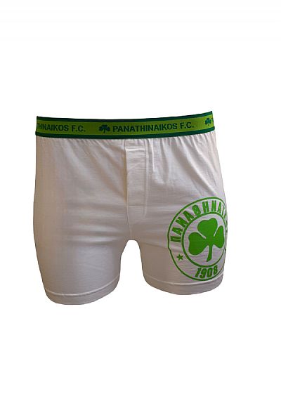 Apple Boxer ΠΑΟ ανδρικό μακρύ μπόξερ με εξωτερικό λάστιχο 0110301