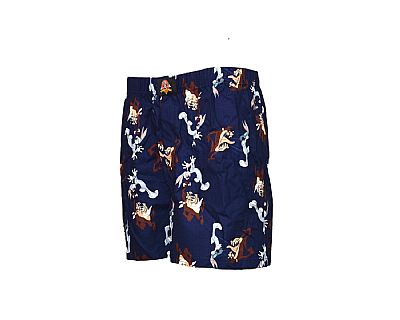 Apple Boxer Looney Tunes ανδρικό μπόξερ ποπλίνα με εσωτερικό λάστιχο και στάμπα ΤΑΖ & BUGS BUNNY 0142102