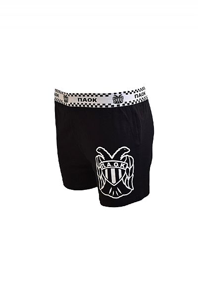 Apple Boxer ΠΑΟΚ ανδρικό μπόξερ με εξωτερικό λάστιχο 0110502