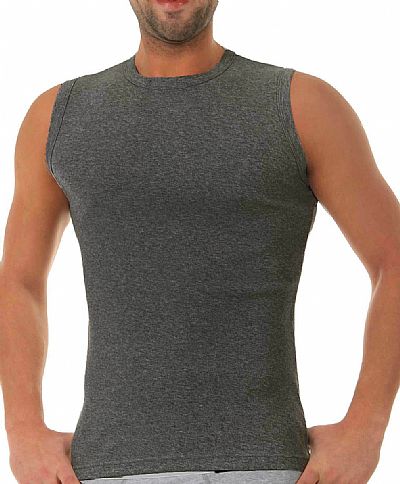 Apple Boxer ανδρική φανέλα αμάνικη με στρογγυλή λαιμόκοψη 0310362