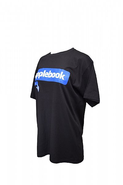 Apple Boxer ανδρικό t/shirt  με στρογγυλή λαιμόκοψη και στάμπα “Applebook” 0410033