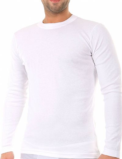 Apple Boxer ανδρική φανέλα μακρύ μανίκι με στρογγυλή λαιμόκοψη 0410560