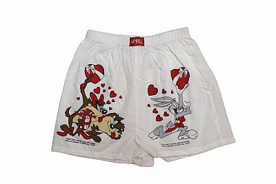 Apple Boxer Looney Tunes Junior μπόξερ ποπλίνα με εσωτερικό λάστιχο και στάμπα για κορίτσι 0130107B