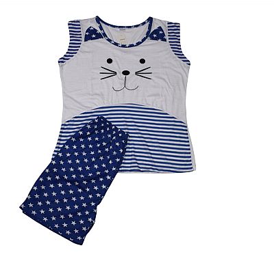 Καλοκαιρινό γυναικείο σετ πιτζάμας 0005384