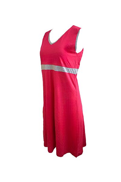 Bodymove Midi γυναικείο φόρεμα αμάνικο 578