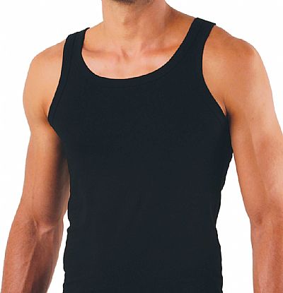 Apple Boxer ανδρική φανέλα Classic με τιράντα 0310150Β Μαύρο