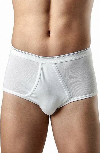 Apple Boxer ανδρικό σλιπάκι Classic με εξωτερικό λάστιχο 0210150 Λευκό