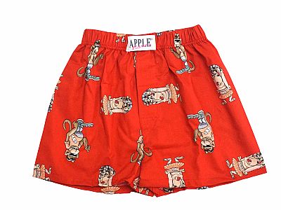 Apple Boxer Junior μπόξερ ποπλίνα με εσωτερικό λάστιχο και στάμπα για κορίτσι 0135100B