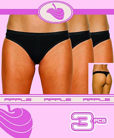 Apple Boxer γυναικείο String 3Pack 0220240