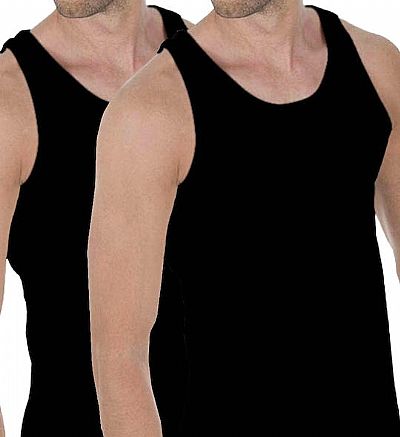 Apple Boxer ανδρική φανέλα κλασική με τιράντα 2Pack 0312130