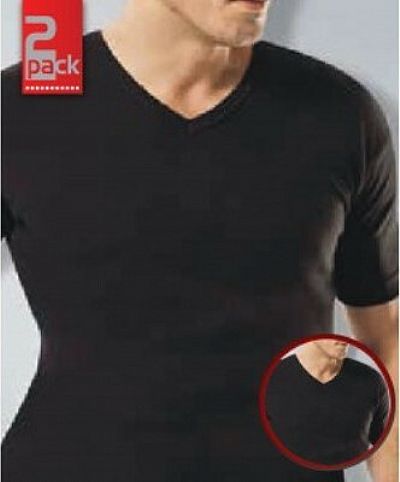 Apple Boxer ανδρικό t/shirt εφαρμοστό με V λαιμόκοψη 2Pack 0412132