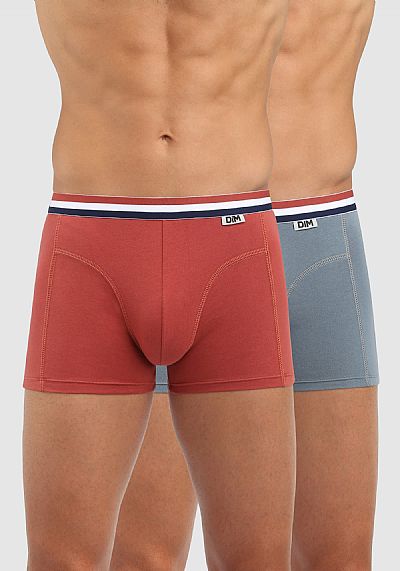 Dim ανδρικά Boxer 2 Pack με εξωτερικό λάστιχο D0A78