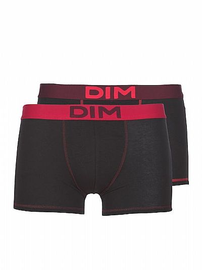 Dim ανδρικά Boxer 2 Pack με εξωτερικό λάστιχο D005D