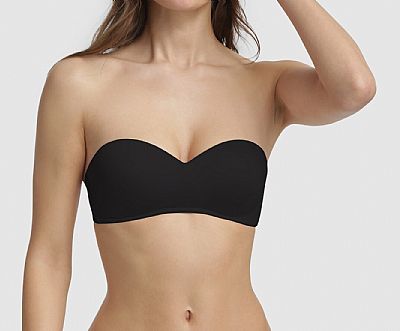 Dim Invisifree Strapless Σουτιέν με Ελαφριά Ενίσχυση D07HF